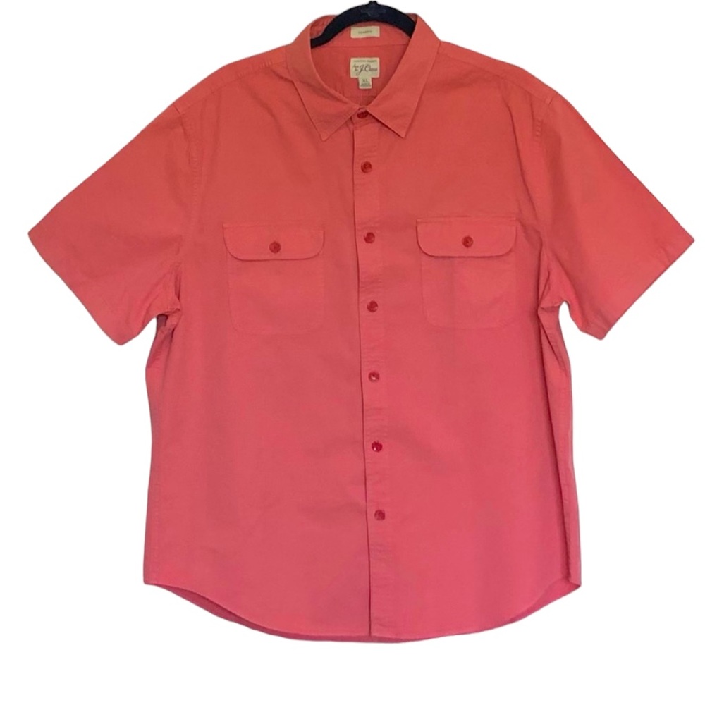 NWT J. Crew Classic Fit Garment Dyed Vintage Twill Work Shirt Sz XL